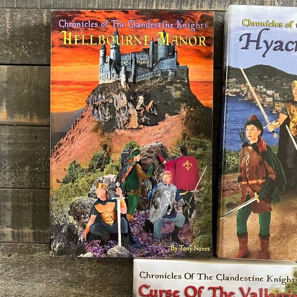 3 Book Lot Chronicles Of The Clandestine Knights: By Tony Nunes Fantasy Books - Picture 5 of 6